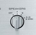 Speaker A, B or A B Selection and Speaker Terminals for Two Systems