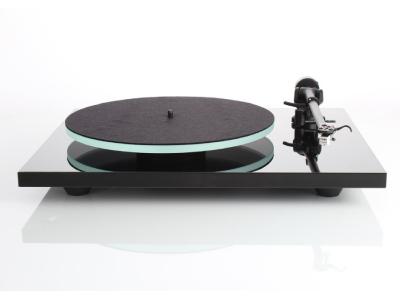 REGA Planar 2 Turntable With RB220 Tonearm and Carbon Cartridge In Black - PL2