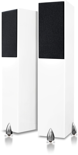 Totem Acoustic Forest Floor Standing Speakers In Satin White