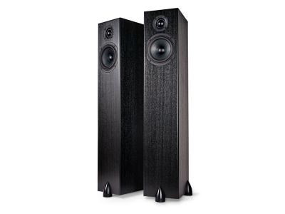 Totem Acoustic SKY TOWER Floor Standers with Decoupling Claws - Black Ash Finish