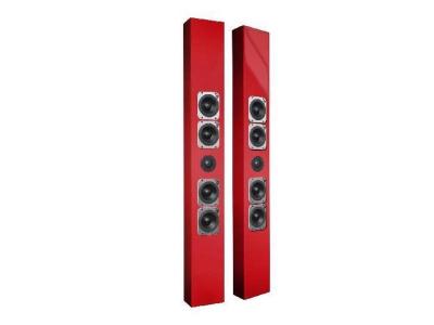 Totem Acoustic Tribe V Design On-Wall Speaker in Fire Red Finish