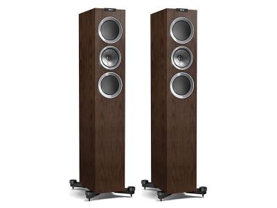 KEF R500 Tower Speakers in Walnut - New Old Stock