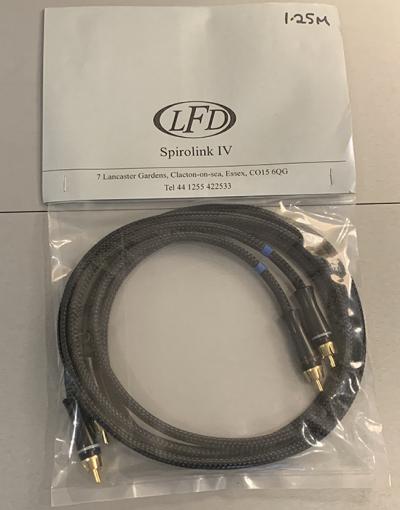 LFD Audio Spirolink IV RCA Interconnects - IN STOCK
