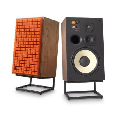 JBL Classic L100 3-Way Bookshelf Loudspeaker with Orange Grilles