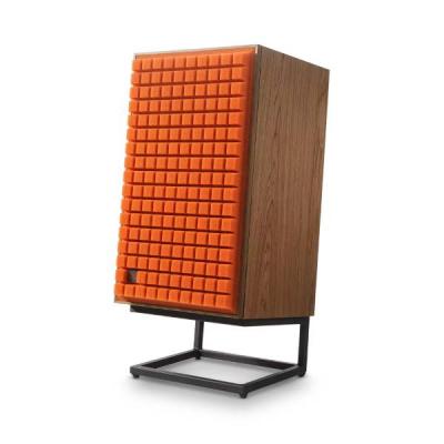 JBL Classic L100 3-Way Bookshelf Loudspeaker with Orange Grilles